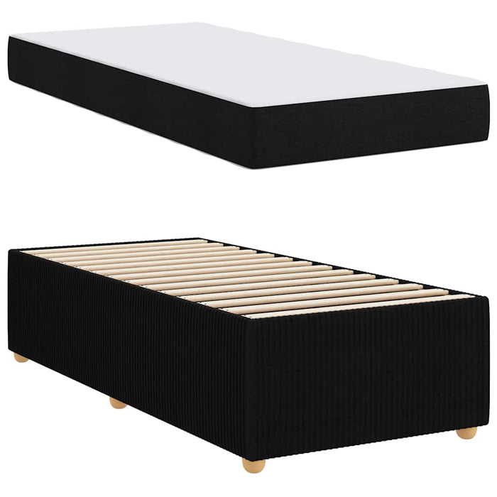 Cadru de pat Altele Negru 90 x 190 cm țesătură - WALTI WALTI