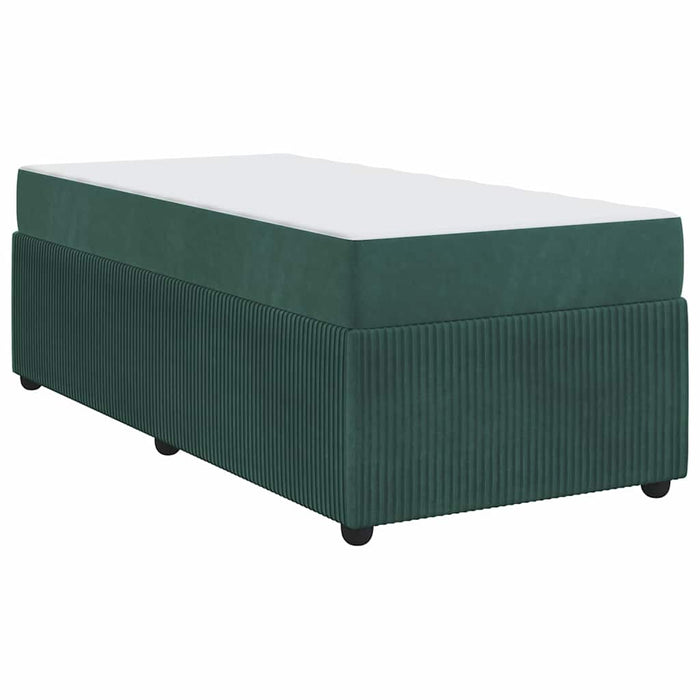 Cadru de pat cu saltea Altele Verde închis 90 x 190 cm Catifea - WALTI WALTI