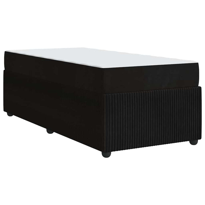 Cadru de pat cu saltea Altele Negru 90 x 200 cm Catifea - WALTI WALTI