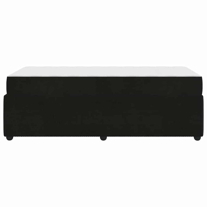 Cadru de pat cu saltea Altele Negru 90 x 200 cm Catifea - WALTI WALTI