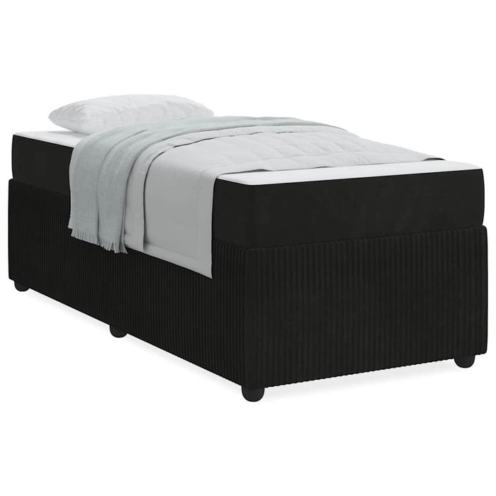Cadru de pat cu saltea Altele Negru 90 x 200 cm Catifea - WALTI WALTI