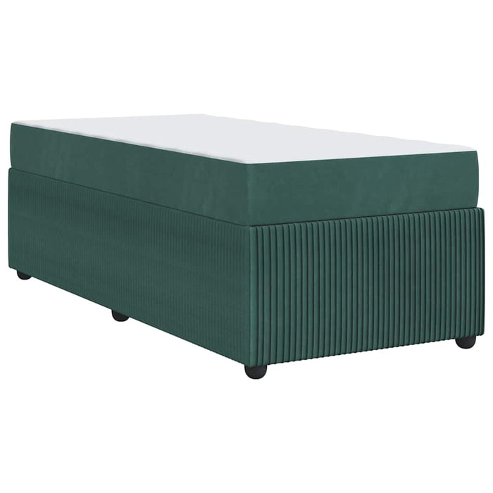 Cadru de pat cu saltea Altele Verde închis 90 x 200 cm Catifea - WALTI WALTI