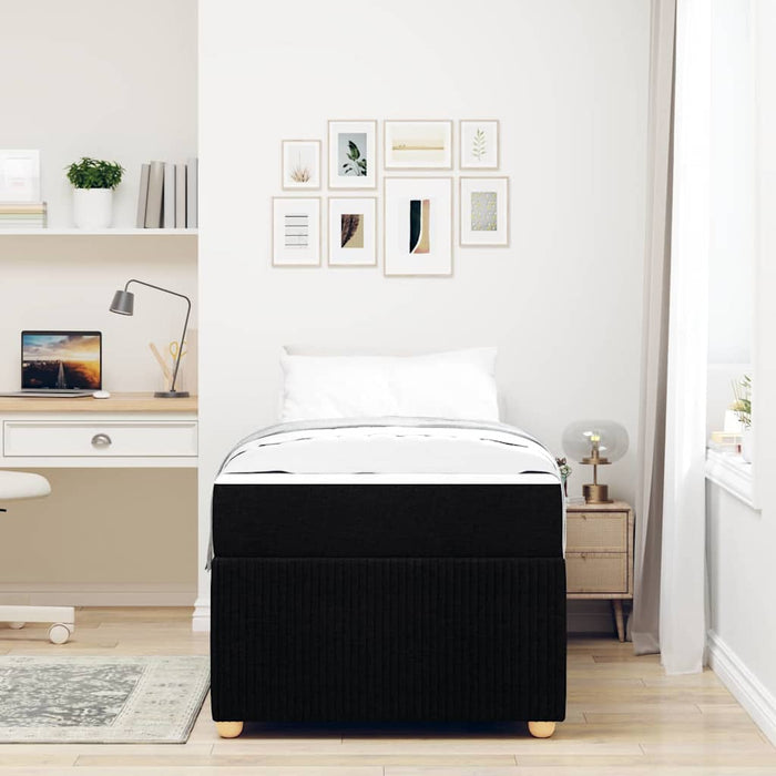 Cadru de pat Altele Negru 100 x 200 cm țesătură - WALTI WALTI