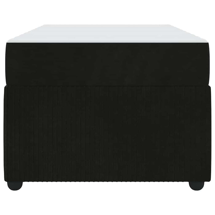 Cadru de pat cu saltea Altele Negru 100 x 200 cm Catifea - WALTI WALTI