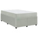 Cadru de pat cu saltea Gri deschis 120 x 190 cm Catifea - WALTI WALTI