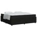 Cadru de pat cu saltea cu saltea Negru 200 x 200 cm Catifea - WALTI WALTI