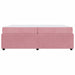 Cadru de pat cu saltea cu saltea Roz 200 x 200 cm Catifea - WALTI WALTI