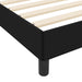 Pat cu arcuri cu saltea Negru 100 x 200 cm țesătură - WALTI WALTI