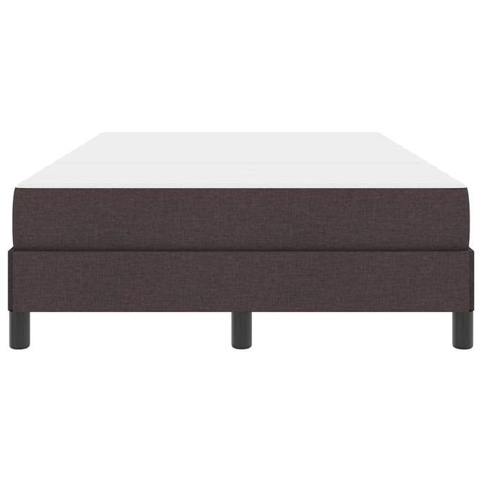 Pat cu arcuri cu saltea Maro închis 120 x 190 cm țesătură - WALTI WALTI