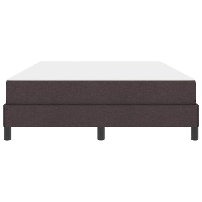 Pat cu arcuri cu saltea Maro închis 160 x 200 cm țesătură - WALTI WALTI