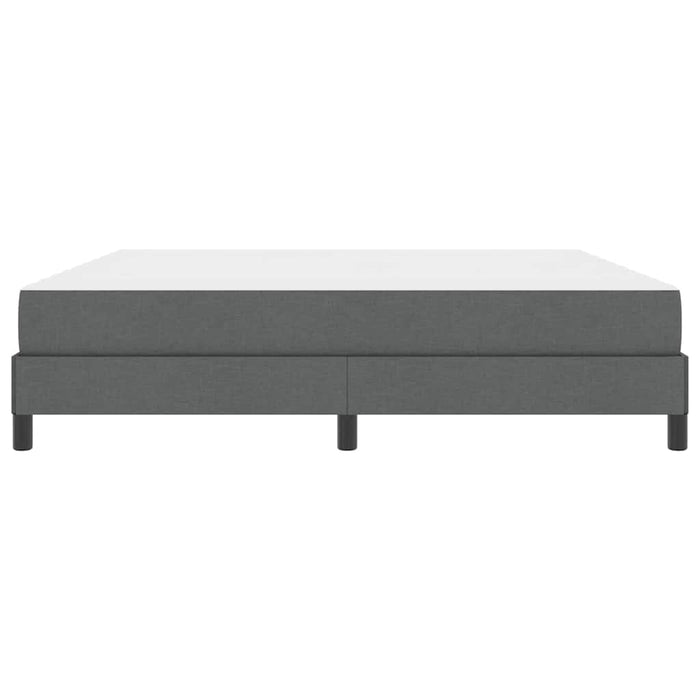 Pat cu arcuri cu saltea Gri închis 180 x 200 cm țesătură - WALTI WALTI