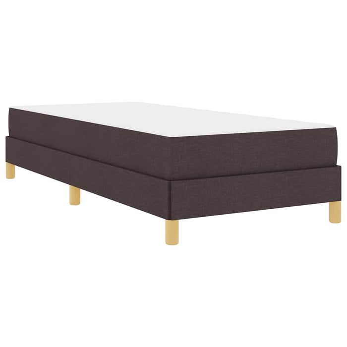 Pat cu arcuri Maro 90 x 200 cm Țesătură și Lemn prelucrat - WALTI WALTI