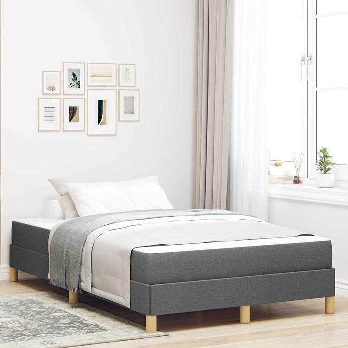 Pat cu arcuri Gri închis și Maro 120 x 190 cm - WALTI WALTI