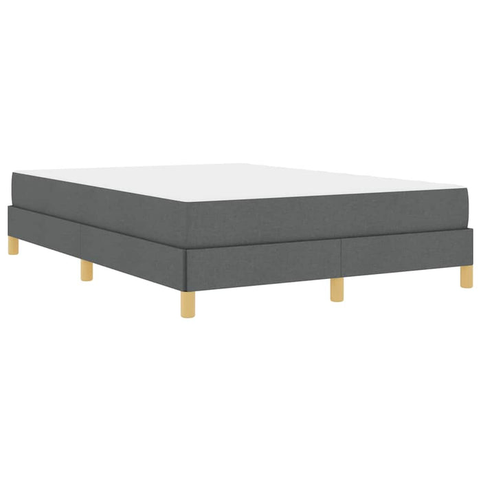 Pat cu arcuri Gri închis și Maro 140 x 190 cm - WALTI WALTI