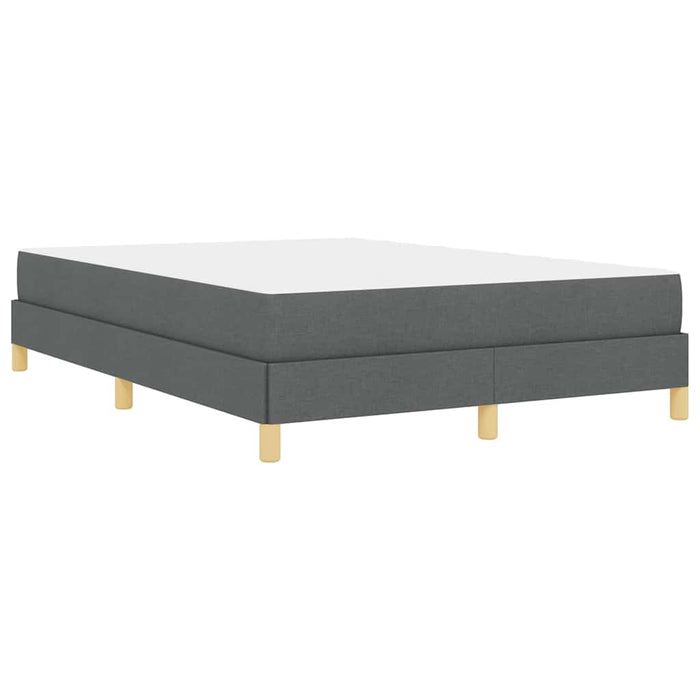 Pat cu arcuri Gri închis și Maro 140 x 190 cm - WALTI WALTI