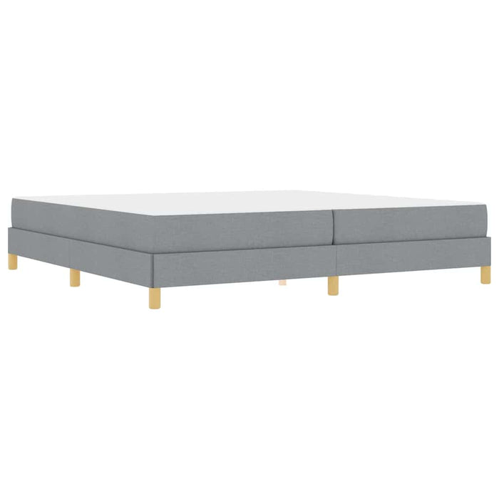 Pat cu arcuri Gri deschis și Maro 200 x 200 cm - WALTI WALTI