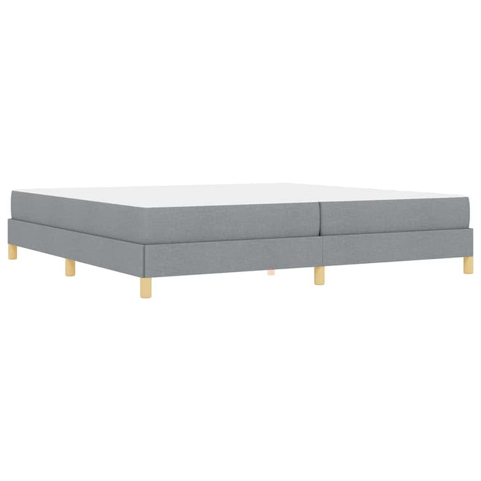 Pat cu arcuri Gri deschis și Maro 200 x 200 cm - WALTI WALTI