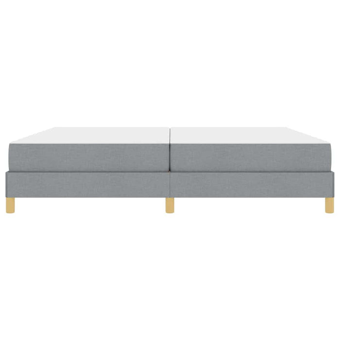 Pat cu arcuri Gri deschis și Maro 200 x 200 cm - WALTI WALTI