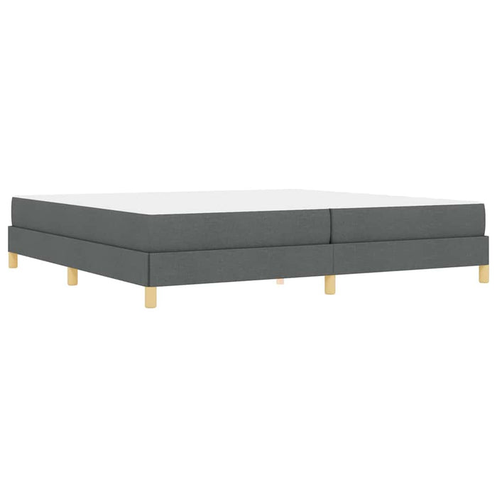 Pat cu arcuri Gri închis și Maro 200 x 200 cm - WALTI WALTI