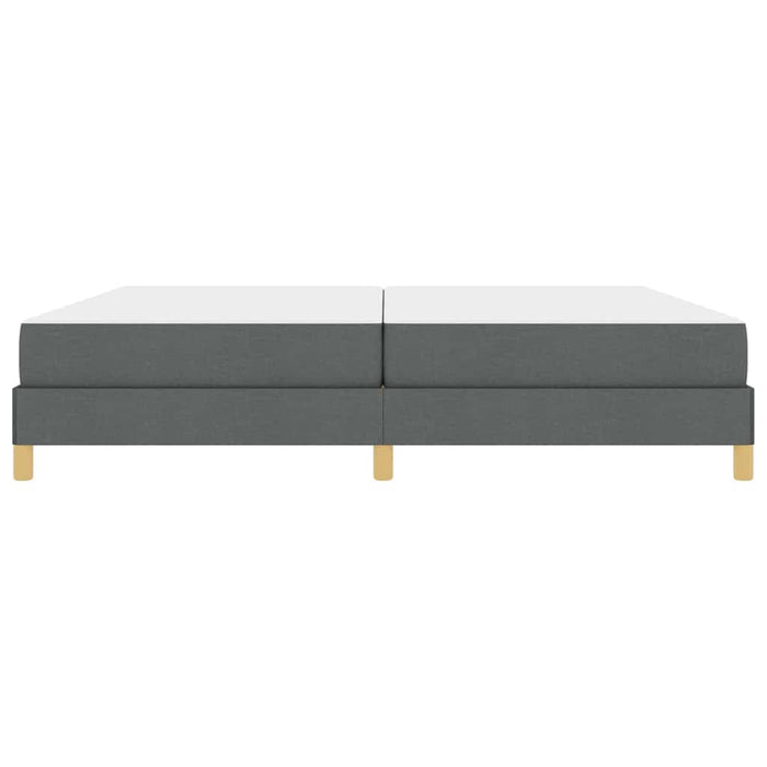 Pat cu arcuri Gri închis și Maro 200 x 200 cm - WALTI WALTI
