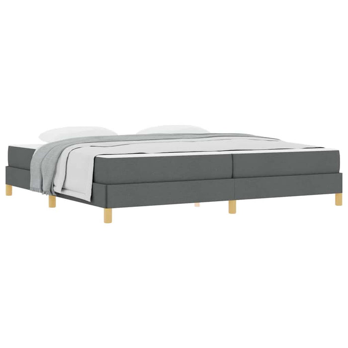 Pat cu arcuri Gri închis și Maro 200 x 200 cm - WALTI WALTI