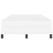 Cadru de pat cu saltea Alb pur 120 x 190 cm țesătură - WALTI WALTI