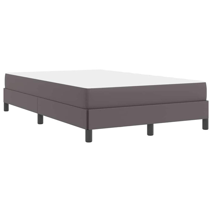 Cadru de pat cu saltea Gri 120 x 190 cm țesătură - WALTI WALTI