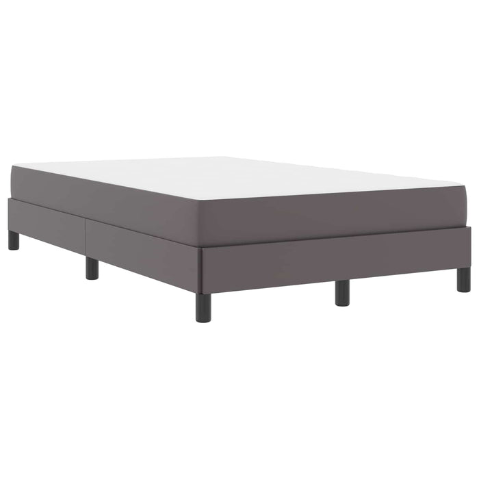 Cadru de pat cu saltea Gri 120 x 200 cm țesătură - WALTI WALTI