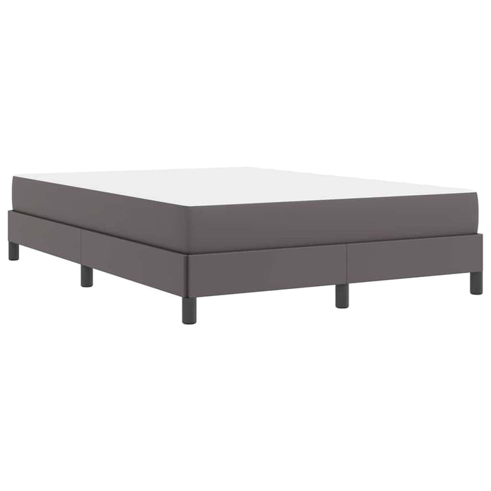 Cadru de pat cu saltea Gri 160 x 200 cm țesătură - WALTI WALTI