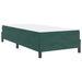 Pat boxspring cu saltea Verde închis 90 x 190 cm Catifea - WALTI WALTI
