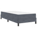 Pat boxspring cu saltea Gri închis 90 x 200 cm Catifea - WALTI WALTI