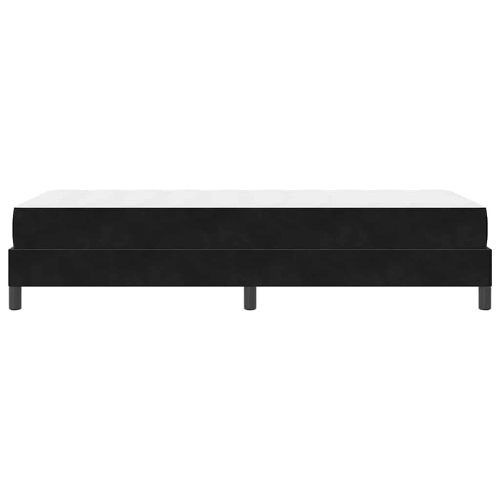 Pat boxspring cu saltea cu saltea Negru 90 x 200 cm Catifea - WALTI WALTI