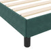 Pat boxspring cu saltea Verde închis 90 x 200 cm Catifea - WALTI WALTI