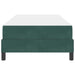 Pat boxspring cu saltea Verde închis 90 x 200 cm Catifea - WALTI WALTI