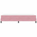 Pat boxspring cu saltea cu saltea Roz 90 x 200 cm Catifea - WALTI WALTI