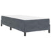 Pat boxspring cu saltea Gri închis 100 x 200 cm Catifea - WALTI WALTI