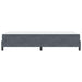 Pat boxspring cu saltea Gri închis 100 x 200 cm Catifea - WALTI WALTI