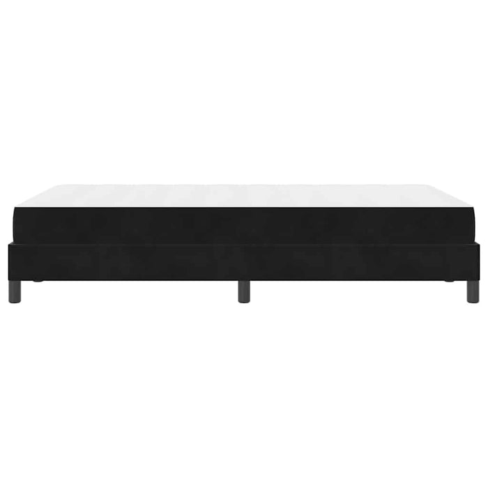 Pat boxspring cu saltea cu saltea Negru 120 x 190 cm Catifea - WALTI WALTI