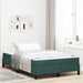 Pat boxspring cu saltea Verde închis 120 x 190 cm Catifea - WALTI WALTI