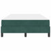 Pat boxspring cu saltea Verde închis 120 x 190 cm Catifea - WALTI WALTI