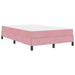 Pat boxspring cu saltea cu saltea Roz 120 x 190 cm Catifea - WALTI WALTI