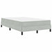Pat boxspring cu saltea Gri deschis 120 x 200 cm Catifea - WALTI WALTI