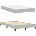 Pat boxspring cu saltea Gri deschis 120 x 200 cm Catifea - WALTI WALTI
