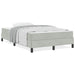 Pat boxspring cu saltea Gri deschis 120 x 200 cm Catifea - WALTI WALTI