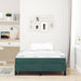 Pat boxspring cu saltea Verde închis 120 x 200 cm Catifea - WALTI WALTI
