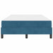 Pat boxspring cu saltea Albastru închis 120 x 200 cm Catifea - WALTI WALTI