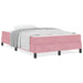 Pat boxspring cu saltea cu saltea Roz 120 x 200 cm Catifea - WALTI WALTI