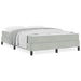 Pat boxspring cu saltea Gri deschis 140 x 190 cm Catifea - WALTI WALTI