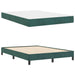 Pat boxspring cu saltea Verde închis 140 x 190 cm Catifea - WALTI WALTI