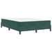 Pat boxspring cu saltea Verde închis 140 x 190 cm Catifea - WALTI WALTI